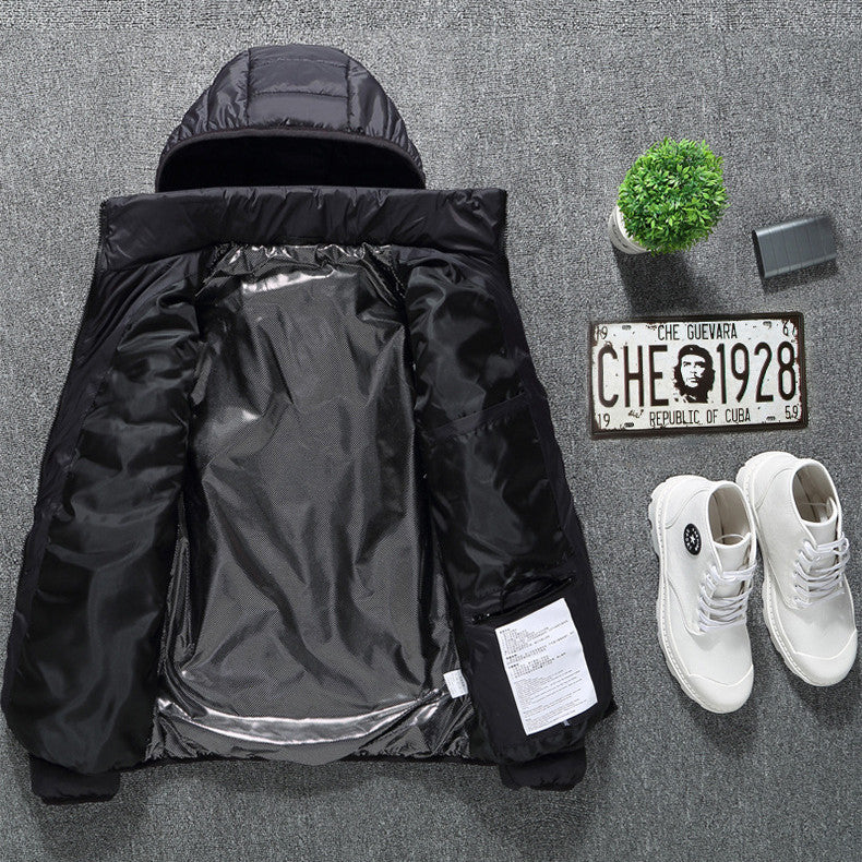 USB Heated Jacket – Unisex Thermal Zip-Up with Removable Hood