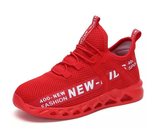 Kids Lightweight Sporty Trainers – Breathable Mesh Sneakers | Boys & Girls
