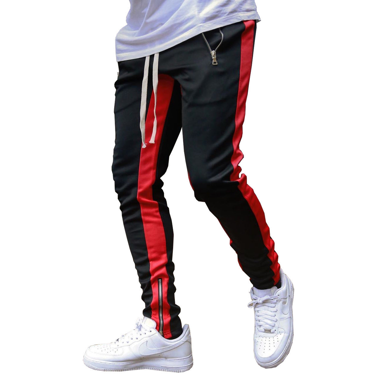 Men's High Waist Strappy Sports Trousers