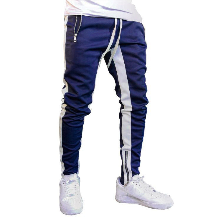 Men's High Waist Strappy Sports Trousers