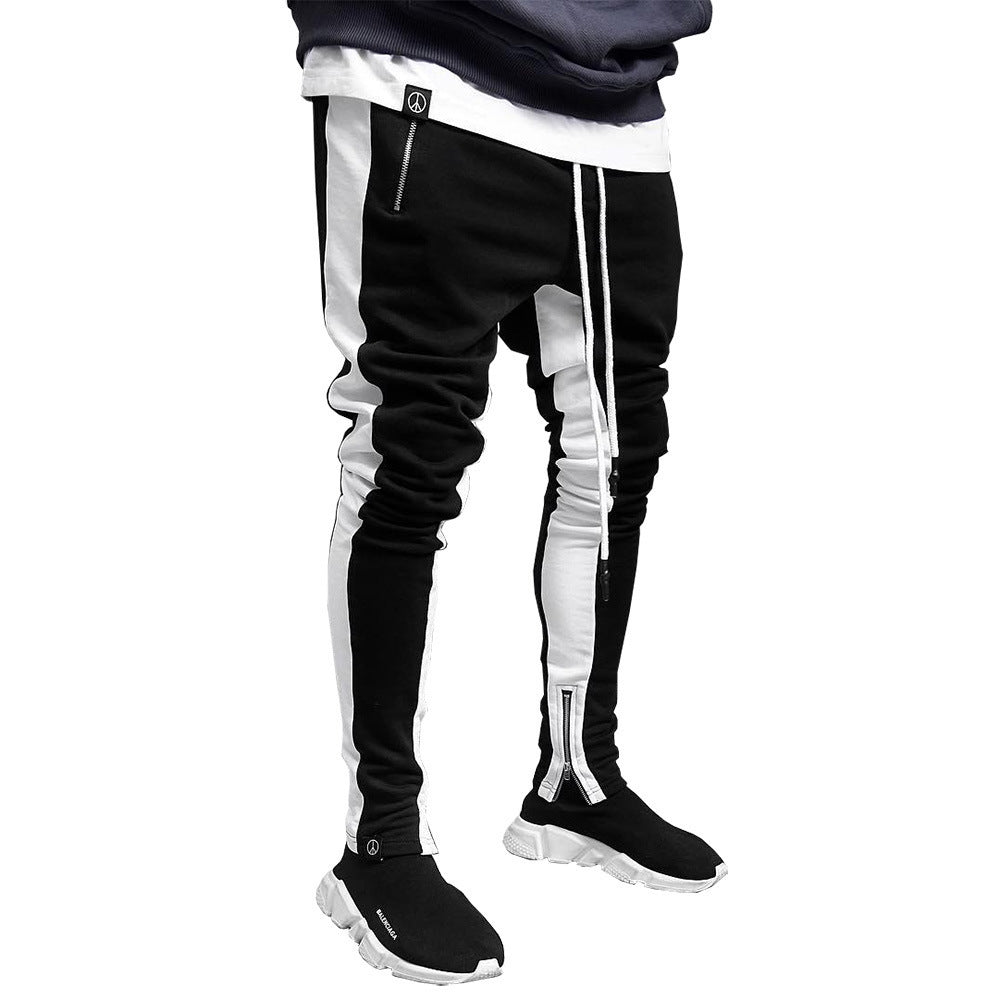 Men's High Waist Strappy Sports Trousers