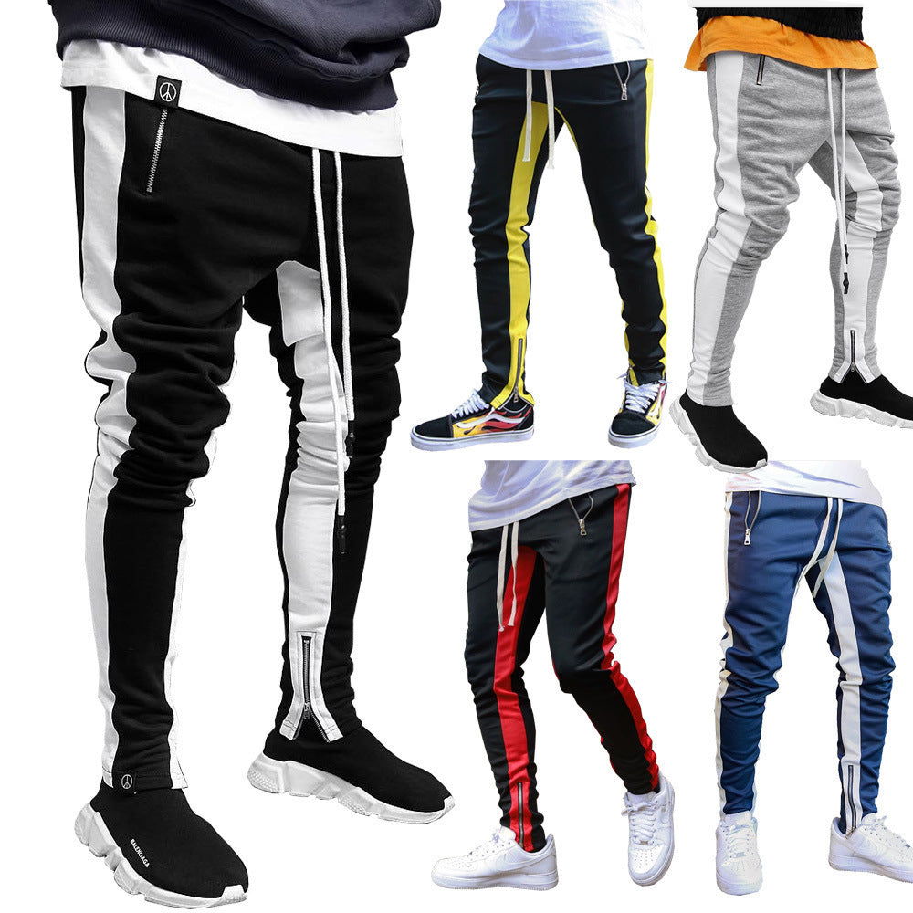 Men's High Waist Strappy Sports Trousers