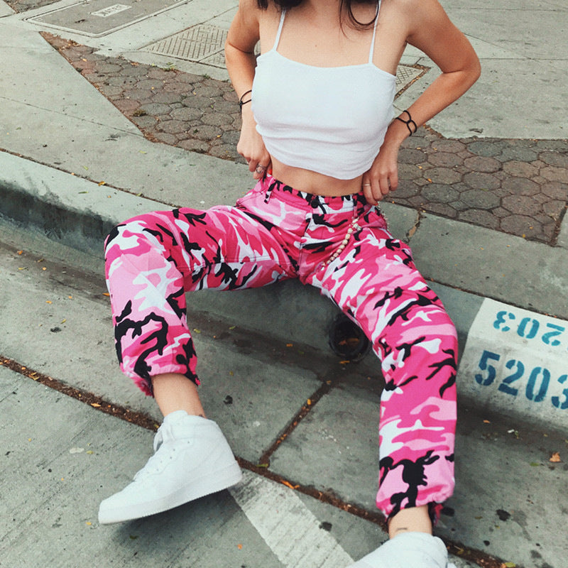 Women's Stretch Harem Casual Trousers