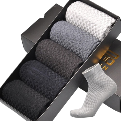 Men's Bamboo Fibre Business Socks | Single, 5-Pack & 10-Pack