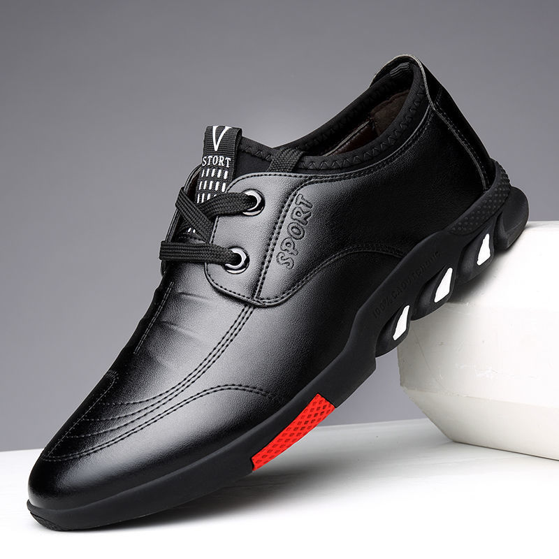 Men's Flat Sporty Leather Loafers