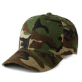Wide Brim Flat Peak Baseball Cap