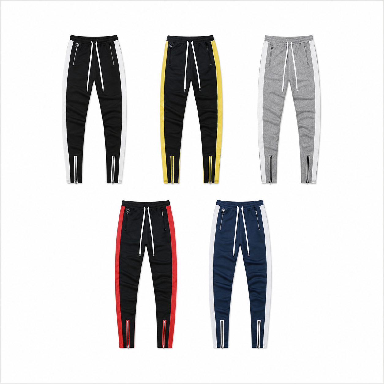 Men's High Waist Strappy Sports Trousers