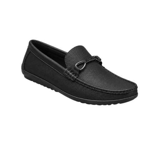 Men's Leather Slip-On Casual Shoes
