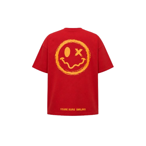 Men's Smiley Face Short Sleeve T-Shirt