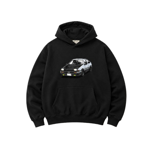 Women's Lightweight Retro Print Hoodie