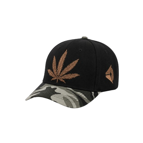 Leaf Print Baseball Cap
