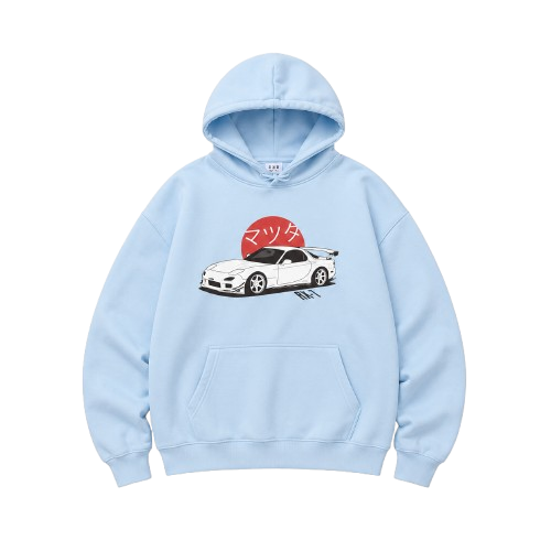 Unisex Letter Print Oversized Hoodie