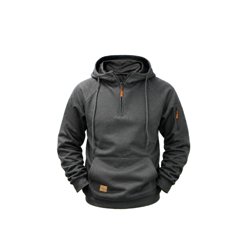 Men's Zip-Up Hoodie | Harajuku Multi-Pocket Streetwear | S–XXXL