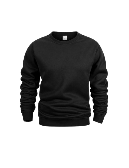 Men's Crew Neck Sweatshirt | Casual Fleece Pullover | Sizes S–2XL