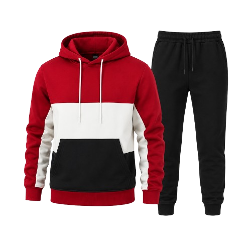 Men's Hoodie & Jogger Tracksuit Set | Loose Fit Loungewear
