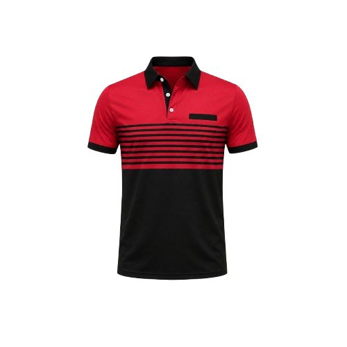 Men's Loose Fit Striped Shirt | Chest Pocket Casual Top