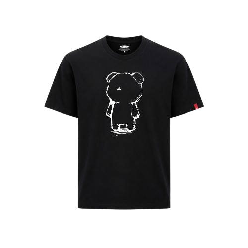Men's Bear Print Oversized T-Shirt | Casual Street Style