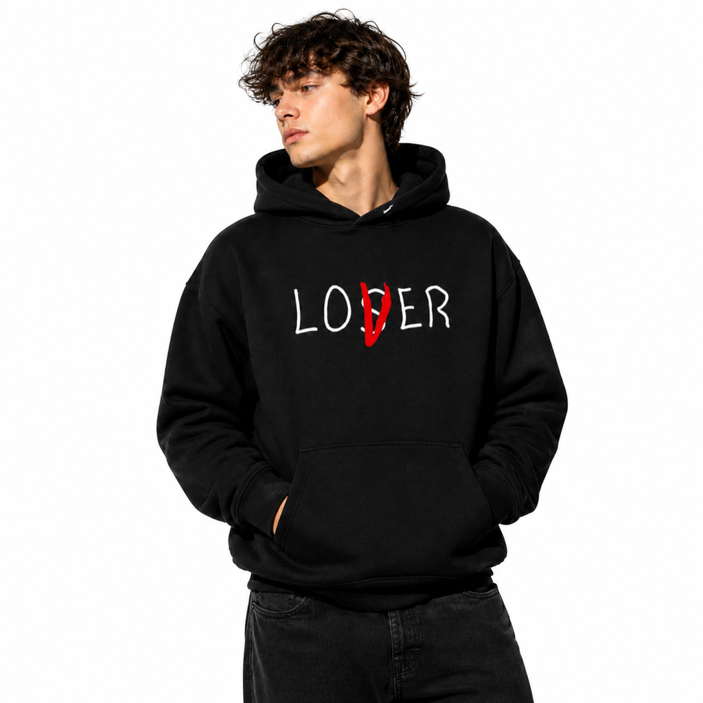 Lover/Loser Graphic Hoodie