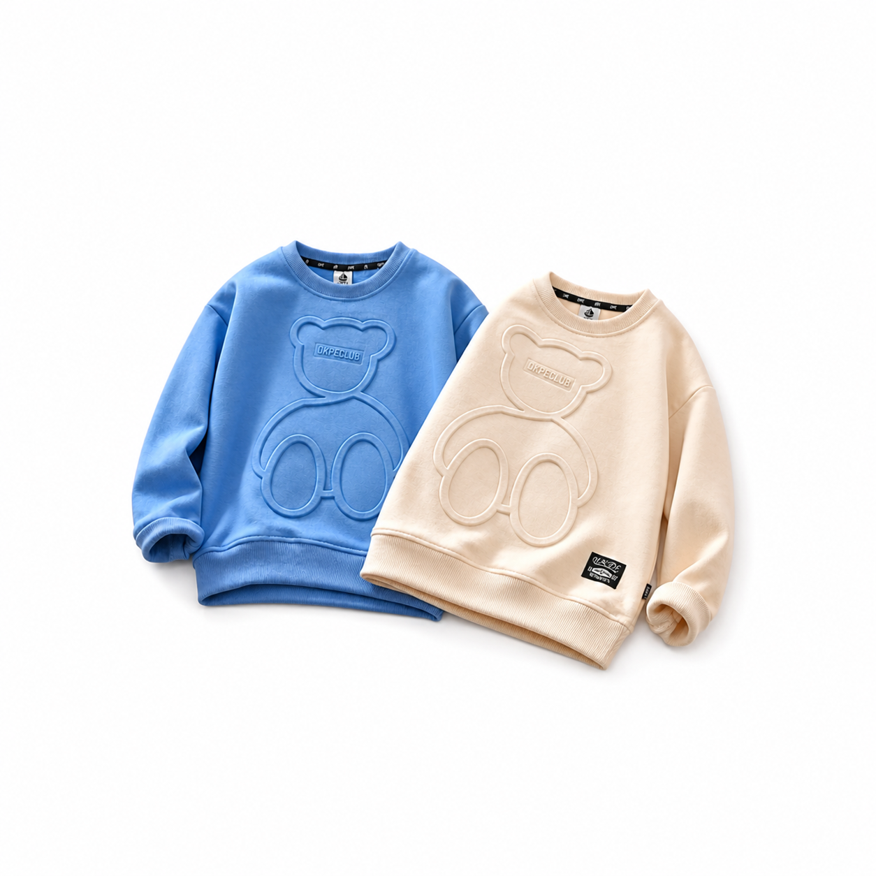 Kids Bear Print Hoodie Sweatshirt | Casual Cotton Pullover for Girls & Boys Ages 2–7