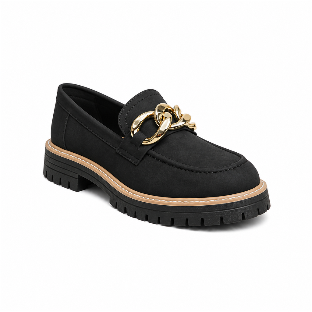 Women's Slip-On Loafers | Mid Heel Casual Shoes | 3 Colours | EU 36–43