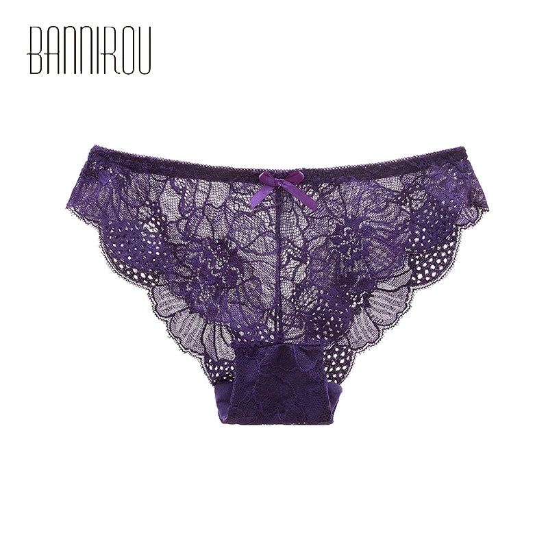Women's Lace Briefs | Mid-Rise Stretch Underwear | 7 Colours | Sizes S–XL