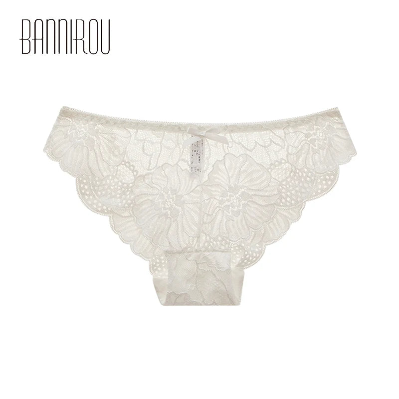 Women's Lace Briefs | Mid-Rise Stretch Underwear | 7 Colours | Sizes S–XL