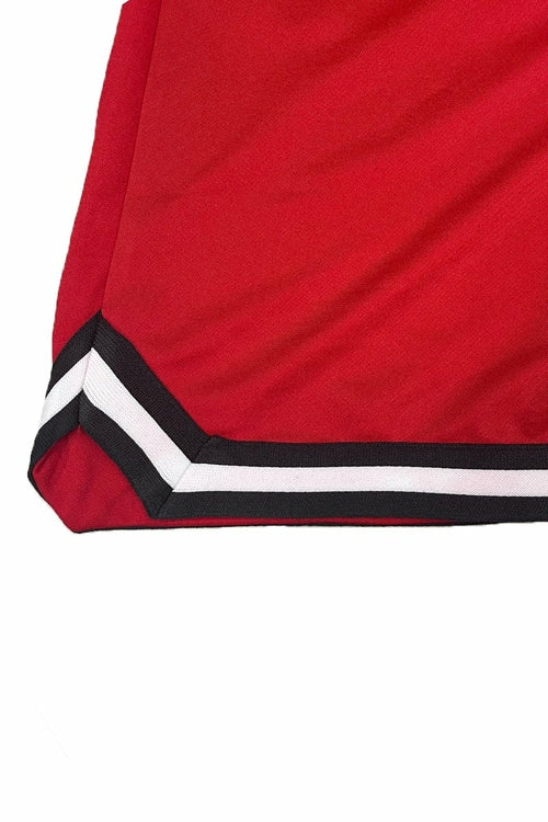 Men's Striped Basketball Shorts – Active Drawstring Shorts with Pockets