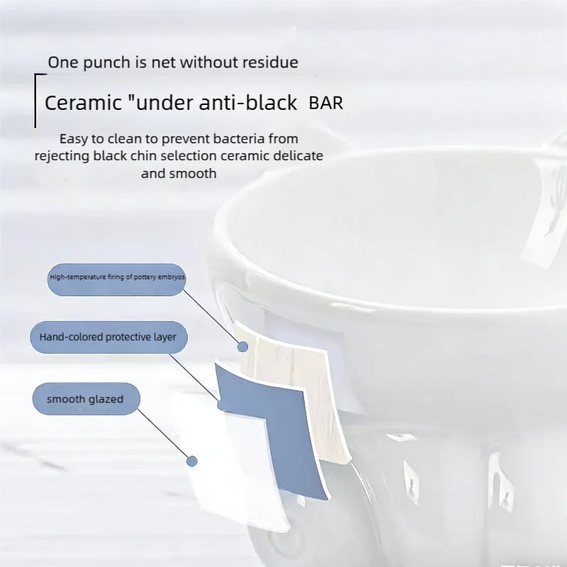 Ceramic Raised Cat Bowl | Tilted High-Foot Design | White & Black
