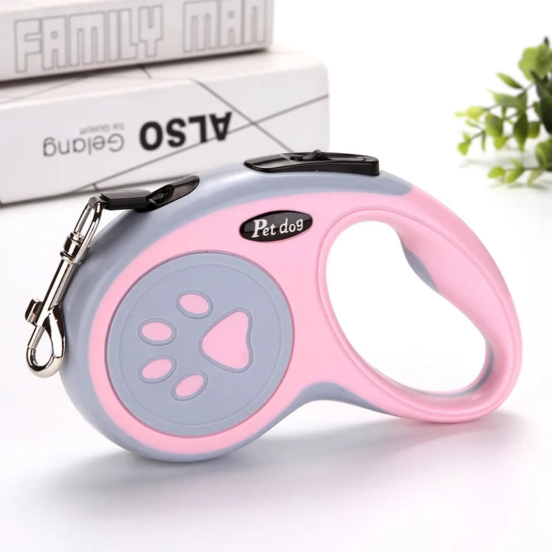 Retractable Dog & Cat Leash | 3m & 5m Nylon Lead for Small & Medium Dogs