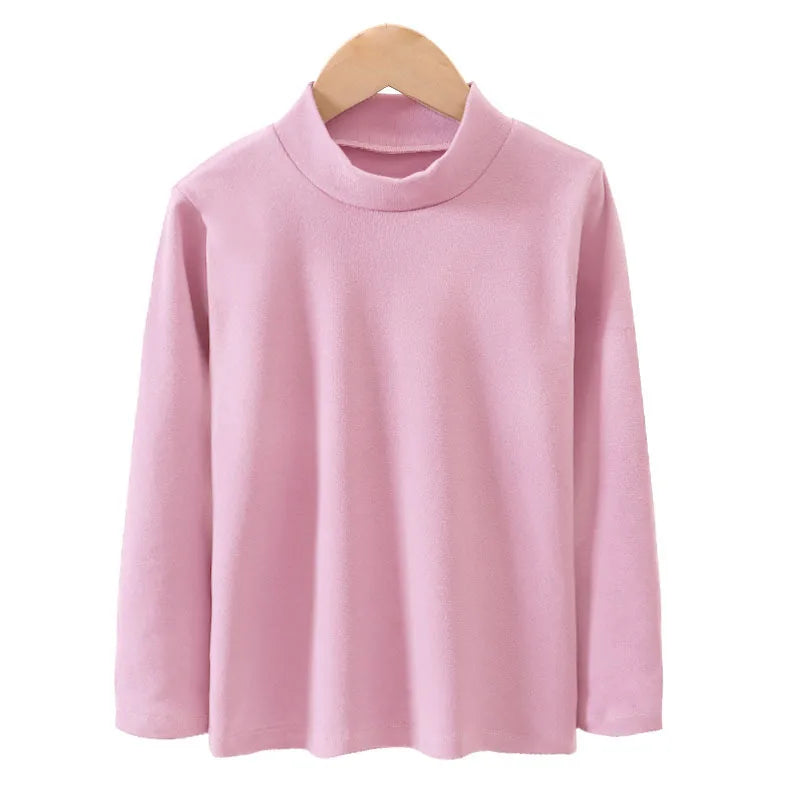 Kids Turtleneck Thermal Top | Long Sleeve Fleece Base Layer for Boys & Girls
