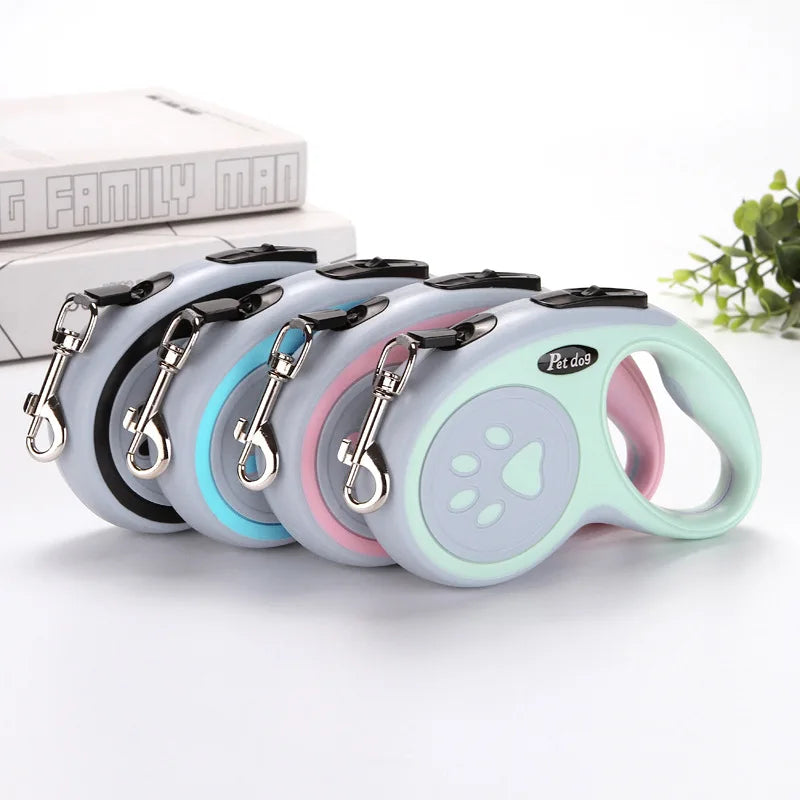 Retractable Dog & Cat Leash | 3m & 5m Nylon Lead for Small & Medium Dogs