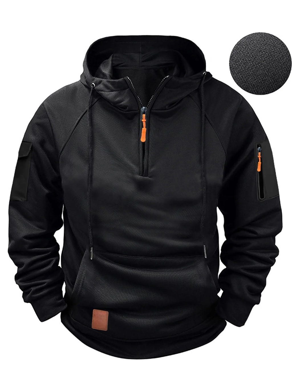 Men's Zip-Up Hoodie | Harajuku Multi-Pocket Streetwear | S–XXXL