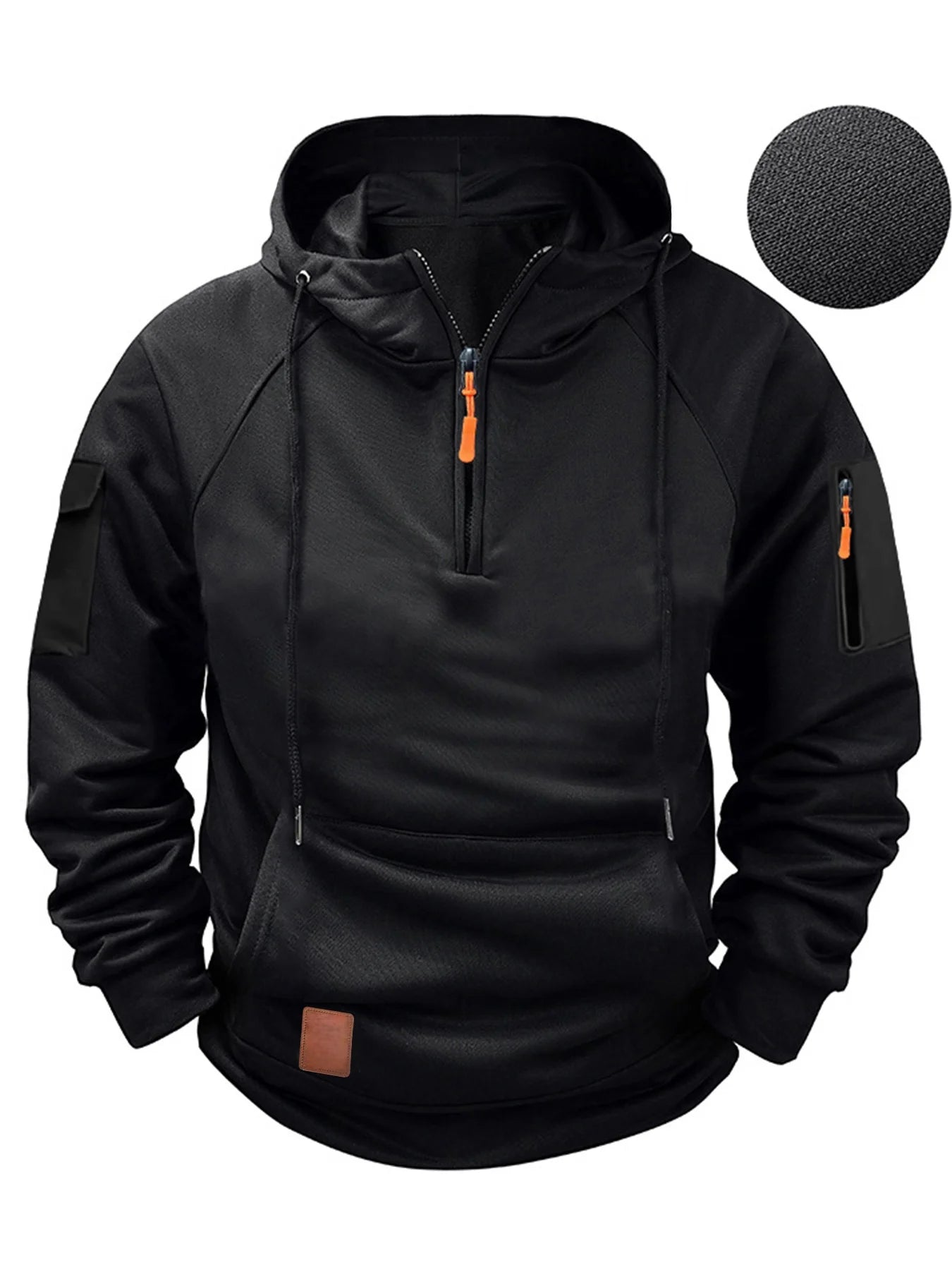 Men's Zip-Up Hoodie | Harajuku Multi-Pocket Streetwear | S–XXXL