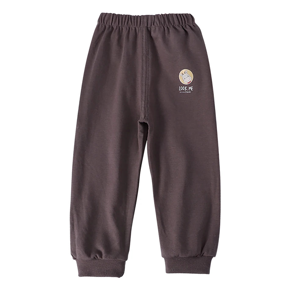 Kids Cartoon Animal Joggers | Unisex Elastic Waist Casual Trousers for Boys & Girls