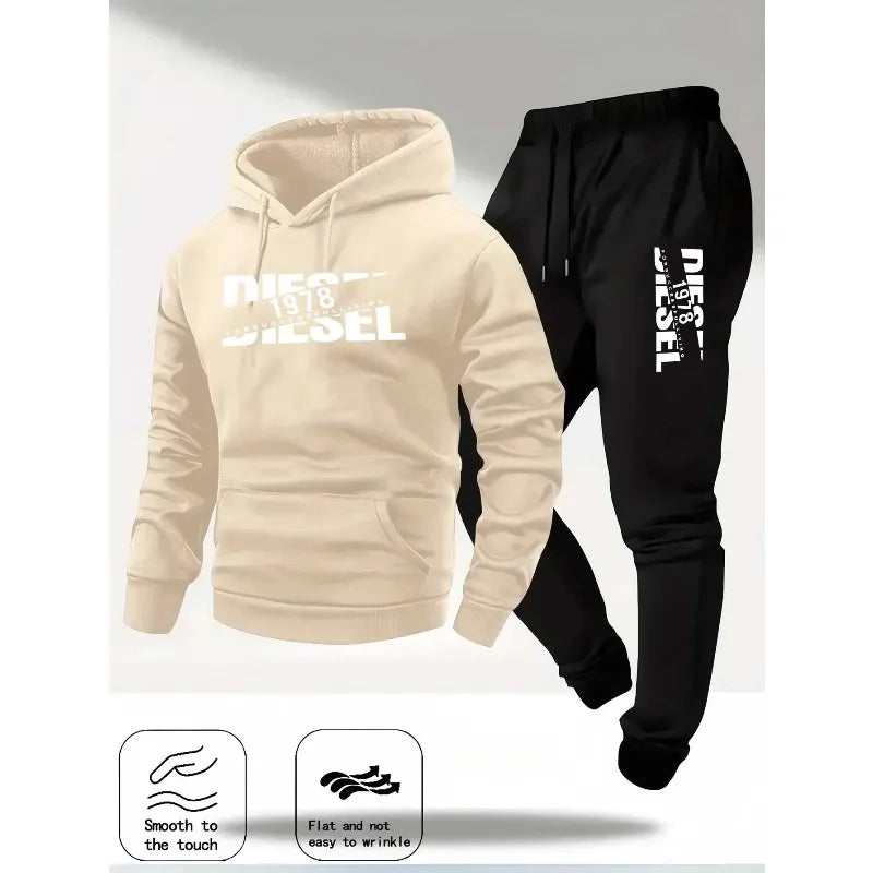 2-Piece Tracksuit Set | Hoodie & Joggers | 5 Colours | S–XXXL