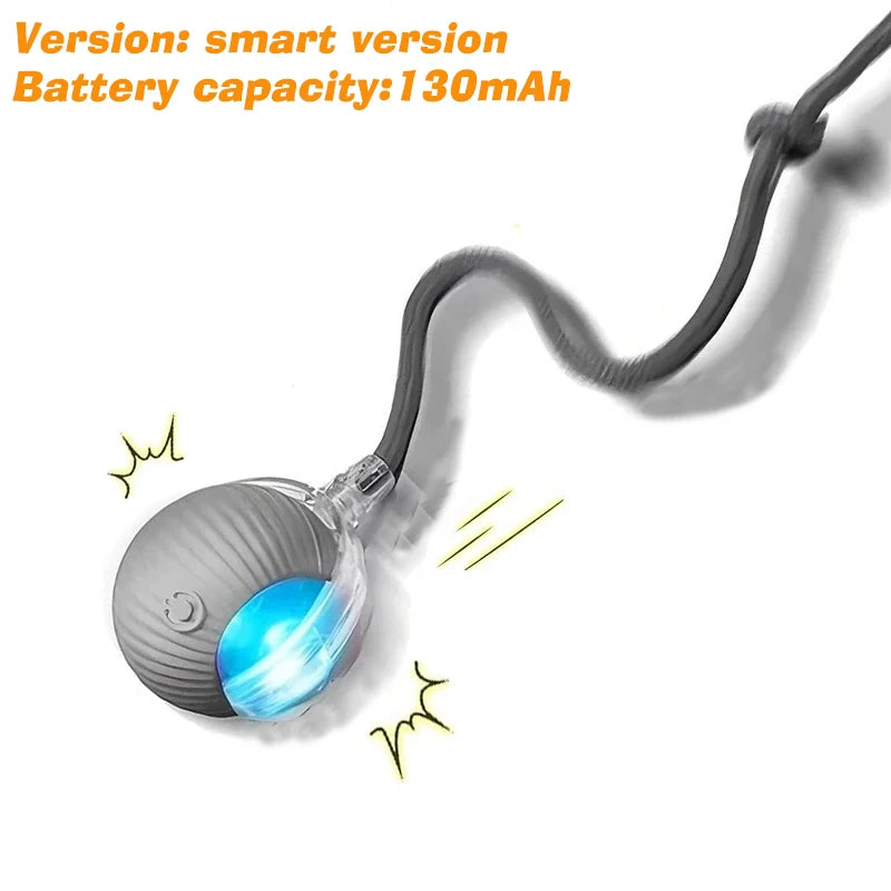 Smart Interactive Rolling Ball Toy for Dogs & Cats | Auto Obstacle Avoidance, 3 Play Modes