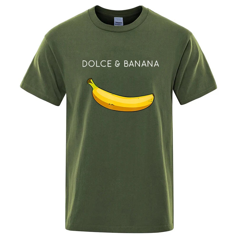 Men's Dolce And Banana T-Shirt | Breathable Cotton Blend | Sizes S–XXL