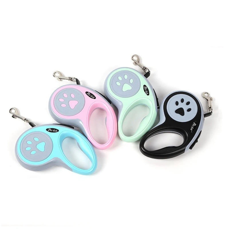 Retractable Dog & Cat Leash | 3m & 5m Nylon Lead for Small & Medium Dogs