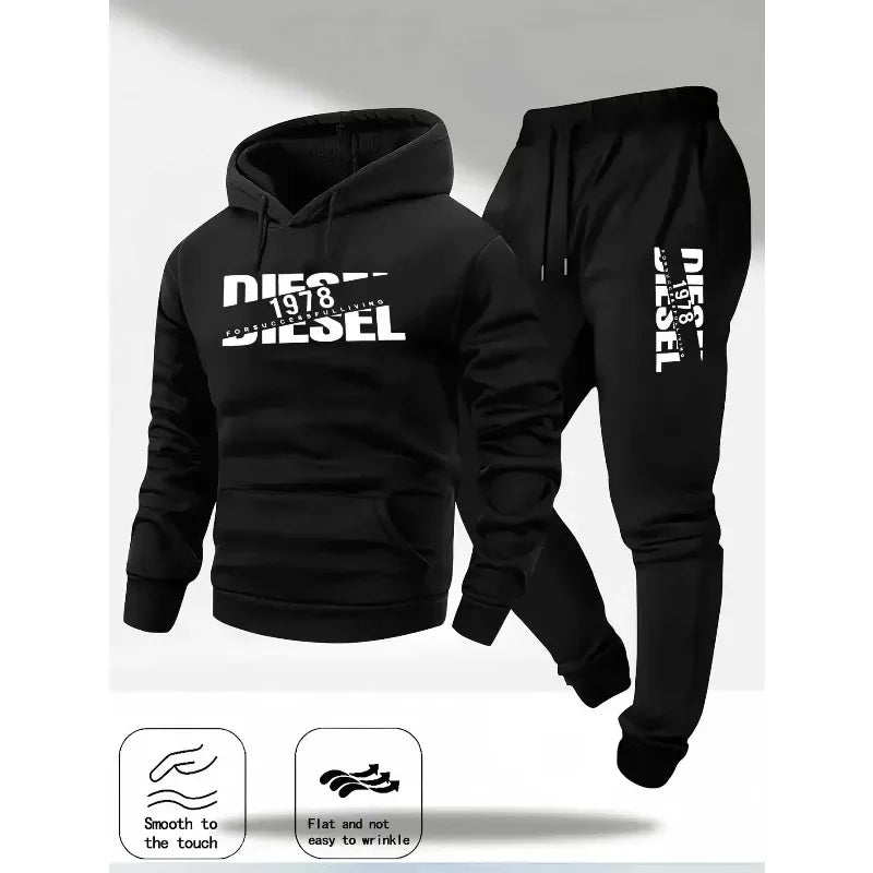 2-Piece Tracksuit Set | Hoodie & Joggers | 5 Colours | S–XXXL
