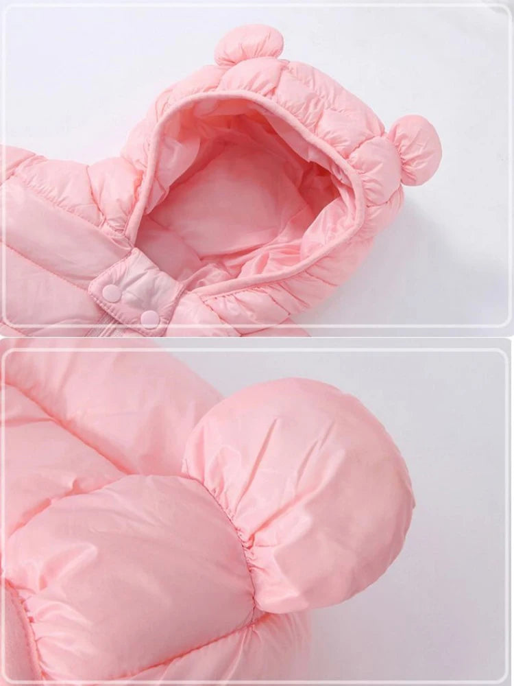 Kids Hooded Puffer Jacket | Lightweight Zip-Up Coat for Boys & Girls 0–5 Years