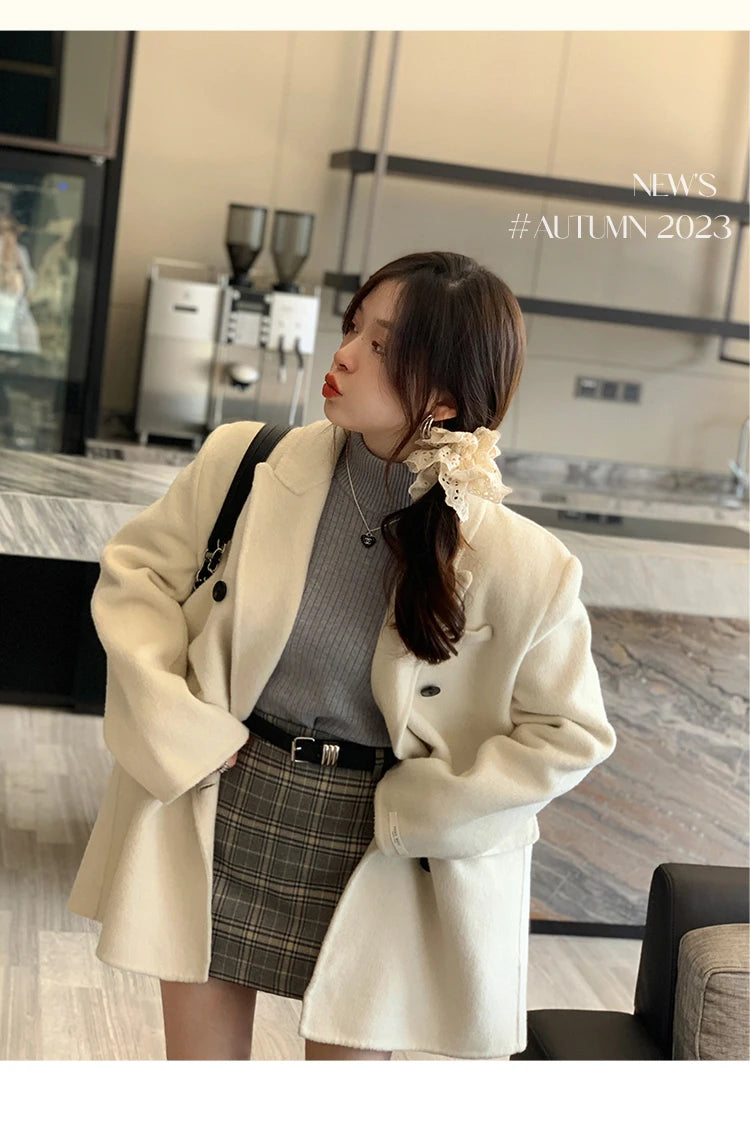 Women's Fleece-Lined Turtleneck Sweater | Thick Knit Pullover | One Size