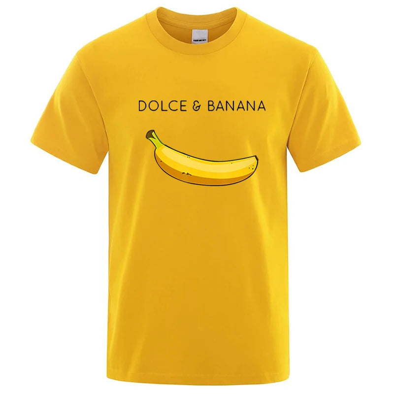 Men's Dolce And Banana T-Shirt | Breathable Cotton Blend | Sizes S–XXL