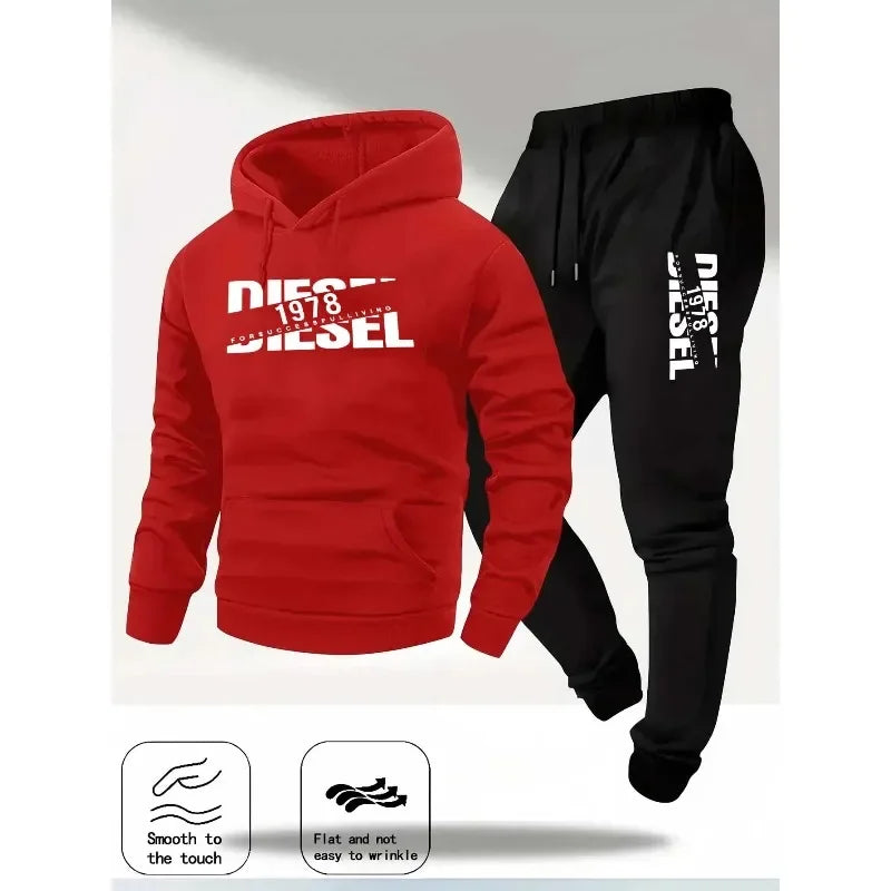 2-Piece Tracksuit Set | Hoodie & Joggers | 5 Colours | S–XXXL
