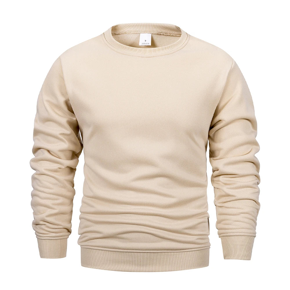 Men's Crew Neck Sweatshirt | Casual Fleece Pullover | Sizes S–2XL