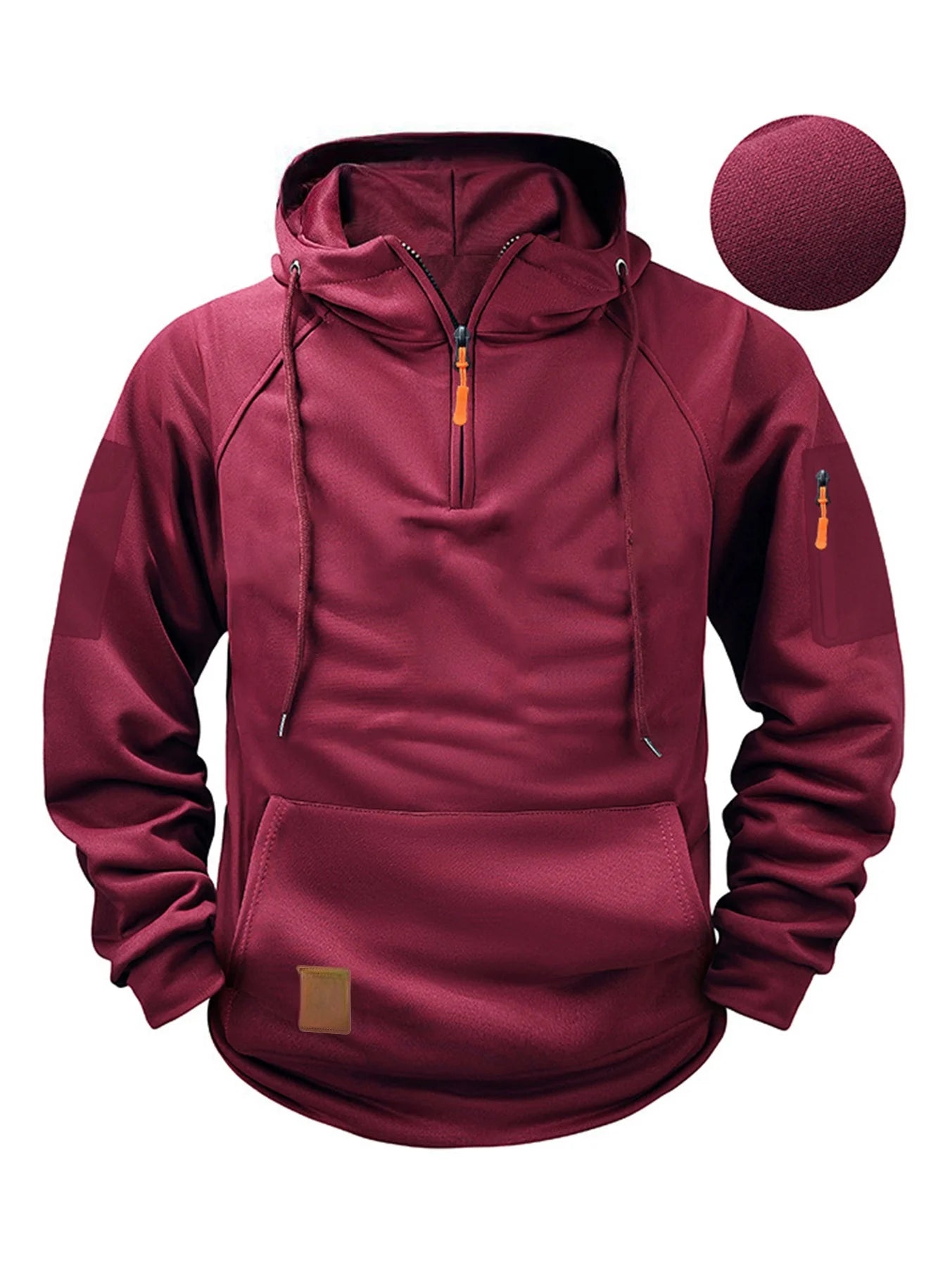 Men's Zip-Up Hoodie | Harajuku Multi-Pocket Streetwear | S–XXXL