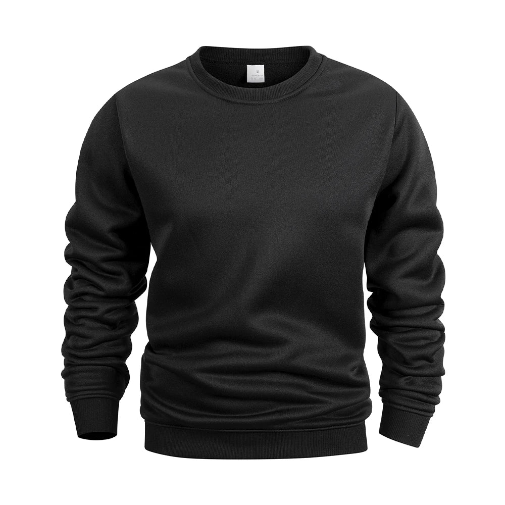 Men's Crew Neck Sweatshirt | Casual Fleece Pullover | Sizes S–2XL