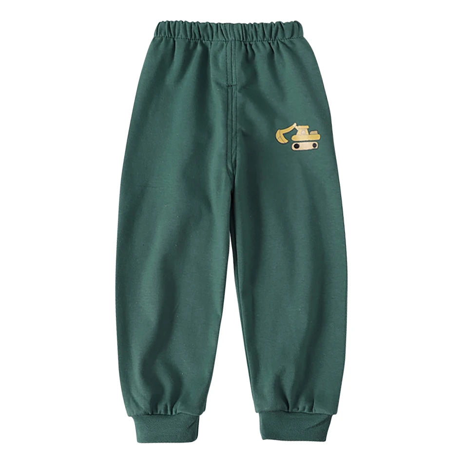 Kids Cartoon Animal Joggers | Unisex Elastic Waist Casual Trousers for Boys & Girls