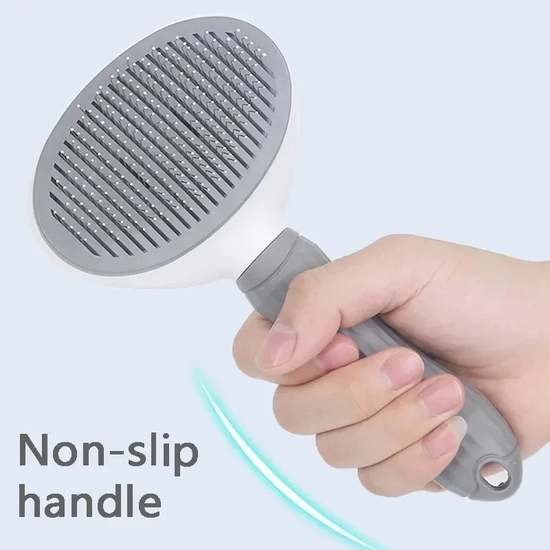 Pet Slicker Brush | Self-Cleaning Grooming Brush for Dogs & Cats