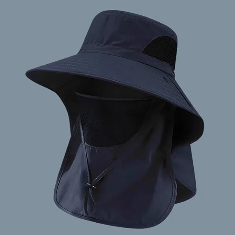 UV Protection Sun Hat with Neck Flap | Fishing, Hiking & Outdoor Cap | One Size
