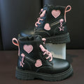 Girls' Fashion Ankle Boots | Zip-Up PU Leather Winter Boots for Kids
